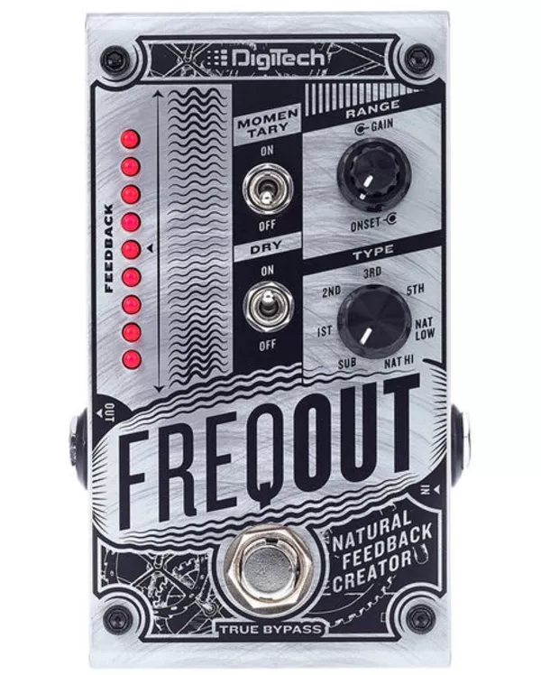 Digitech FreqOut Natural Feedback Creator Wah & filter effect pedal
