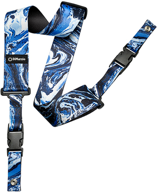 Dimarzio Cliplock Dd2240 Steve Vai Blue Universe - Guitar strap - Main picture