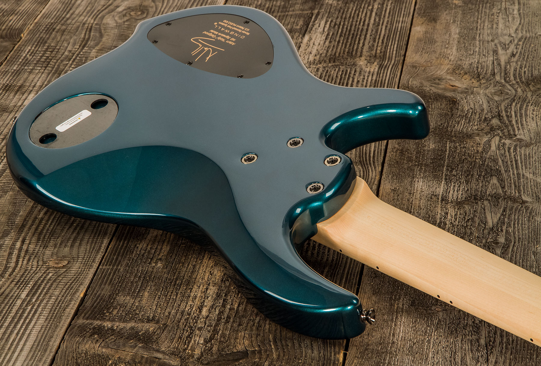 Dingwall Adam Nolly Getgood Ng2 5c Signature 2pu Active Mn - Black Forrest Green - Solid body electric bass - Variation 2