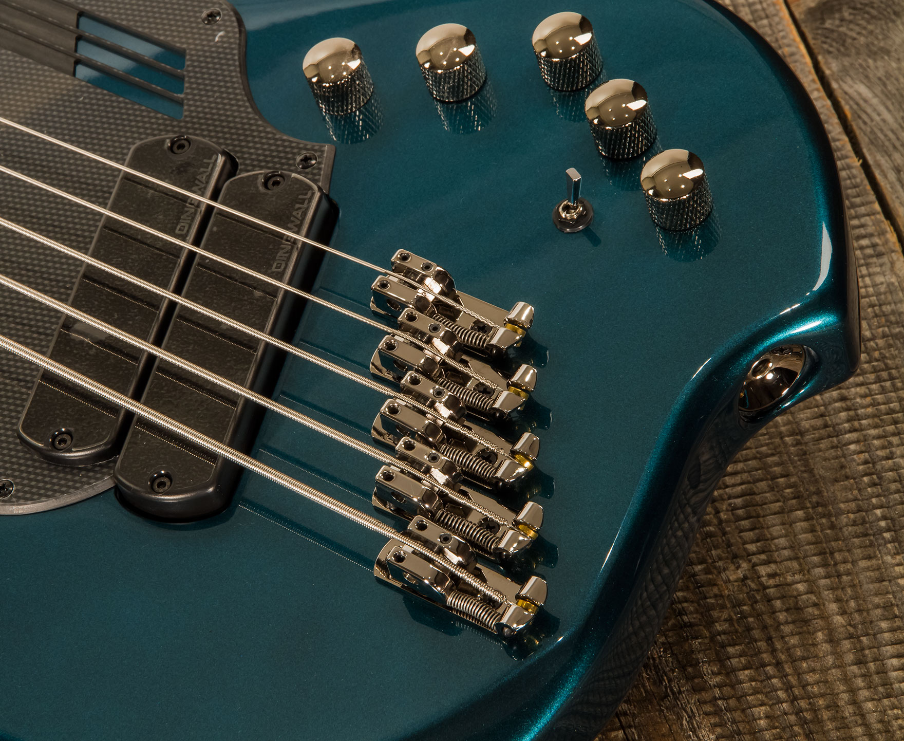 Dingwall Adam Nolly Getgood Ng2 5c Signature 2pu Active Mn - Black Forrest Green - Solid body electric bass - Variation 3