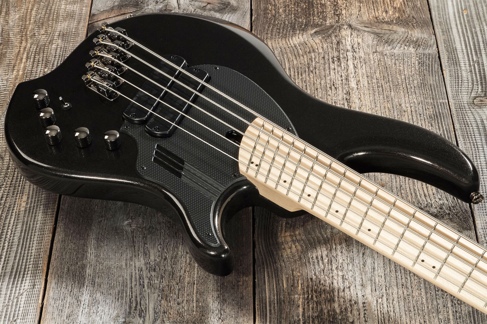 Dingwall Adam Nolly Getgood Ng2 5c Sig Active Mn +housse - Metallic Black - Solid body electric bass - Variation 2