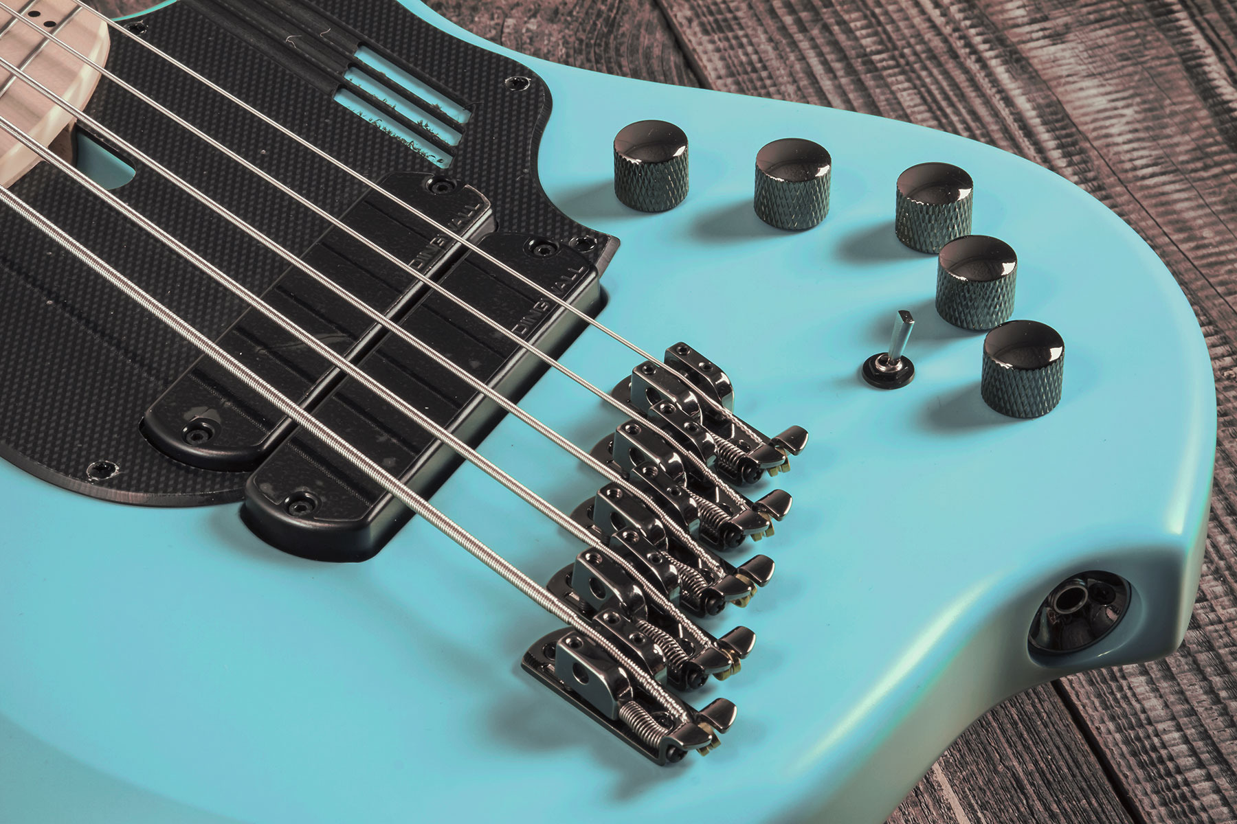 Dingwall Adam Nolly Getgood Ng2 5c Signature 2pu Active Mn - Matte Celestial Blue - Solid body electric bass - Variation 3