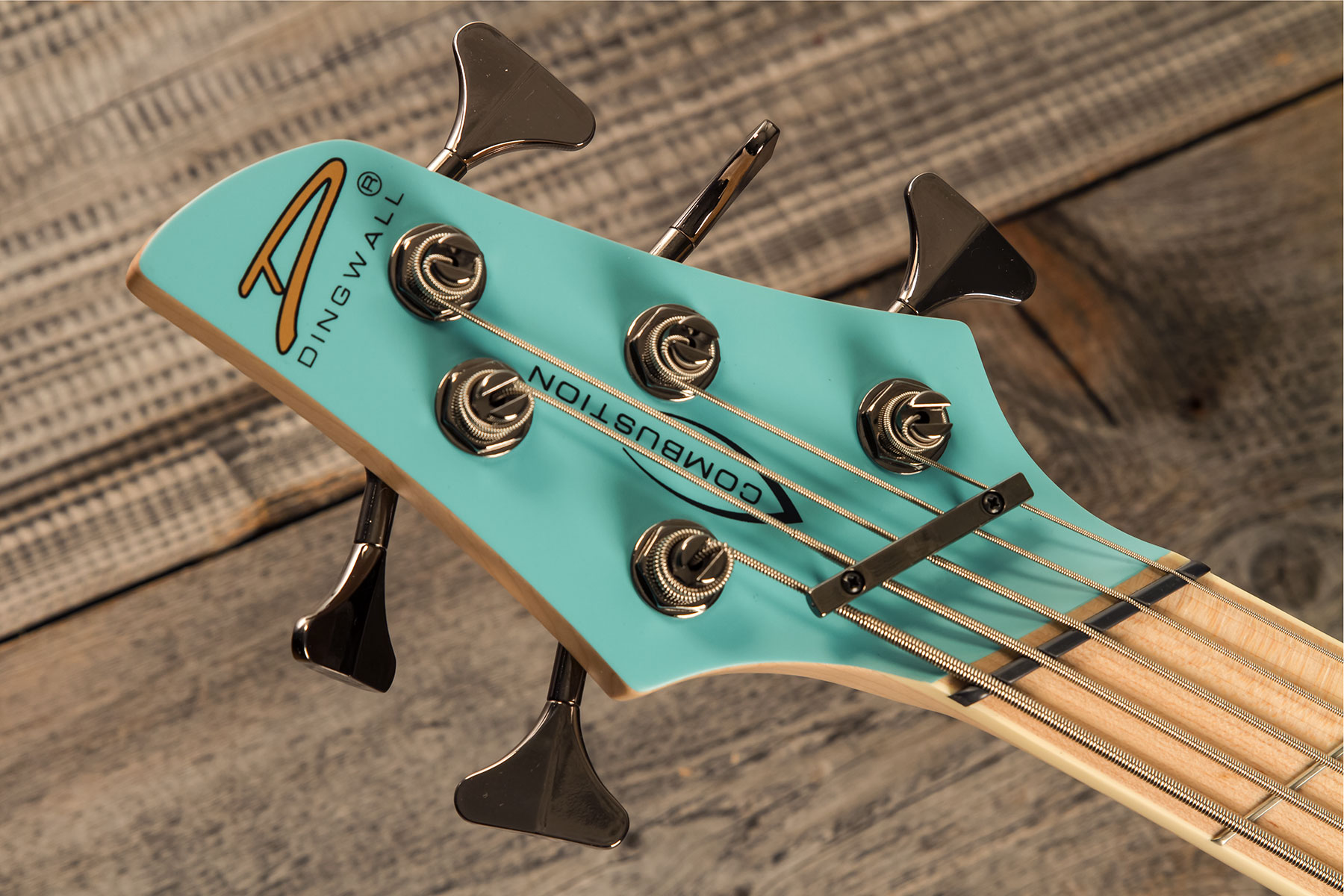 Dingwall Adam Nolly Getgood Ng2 5c Signature 2pu Active Mn - Matte Celestial Blue - Solid body electric bass - Variation 5
