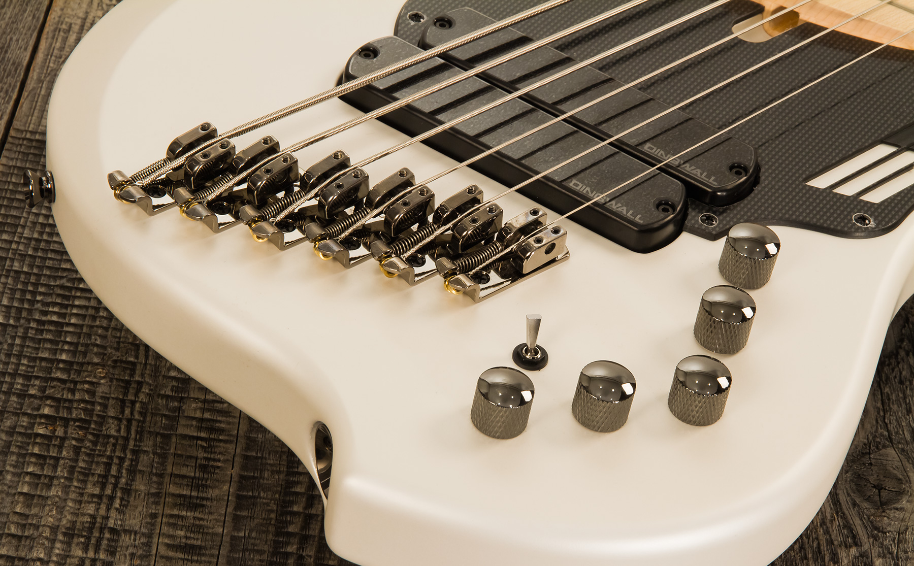 Dingwall Adam Nolly Getgood Ng2 6c 2pu Signature Active Mn - Ducati Pearl White - Solid body electric bass - Variation 3