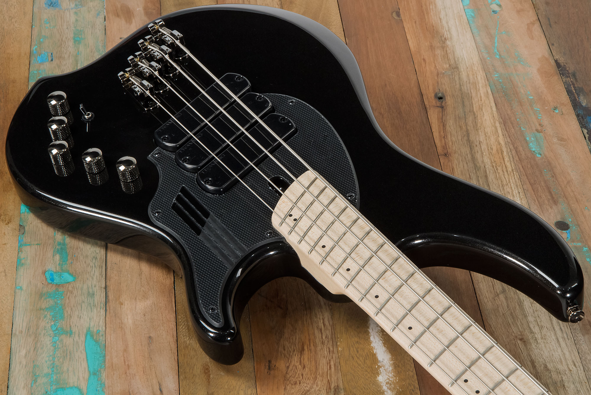 Dingwall Adam Nolly Getgood Ng3 4c Signature 3pu Active Mn - Metallic Black - Solid body electric bass - Variation 2