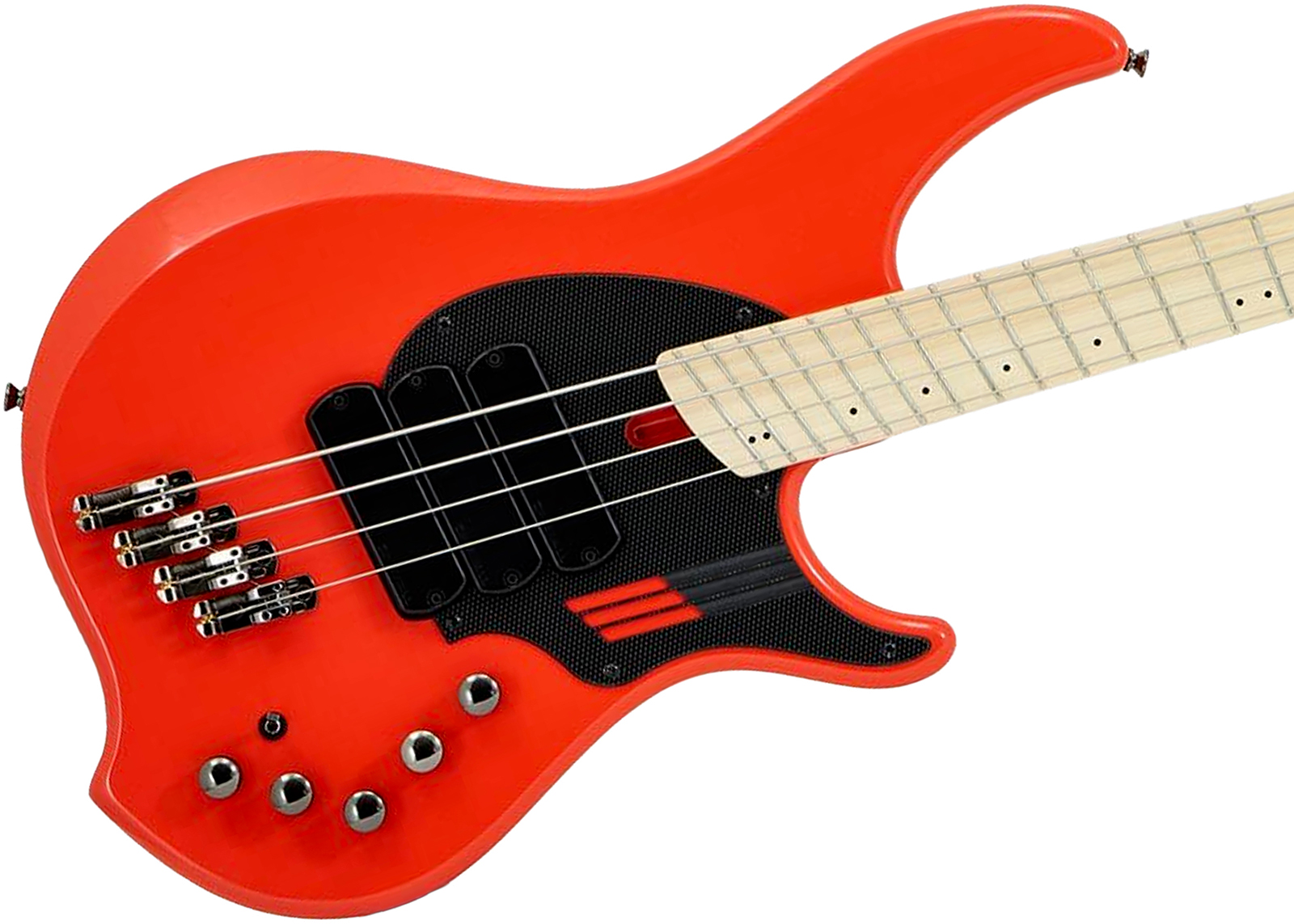 Dingwall Adam Nolly Getgood Ng3 4c Signature 3pu Active Mn - Fiesta Red - Solid body electric bass - Variation 1
