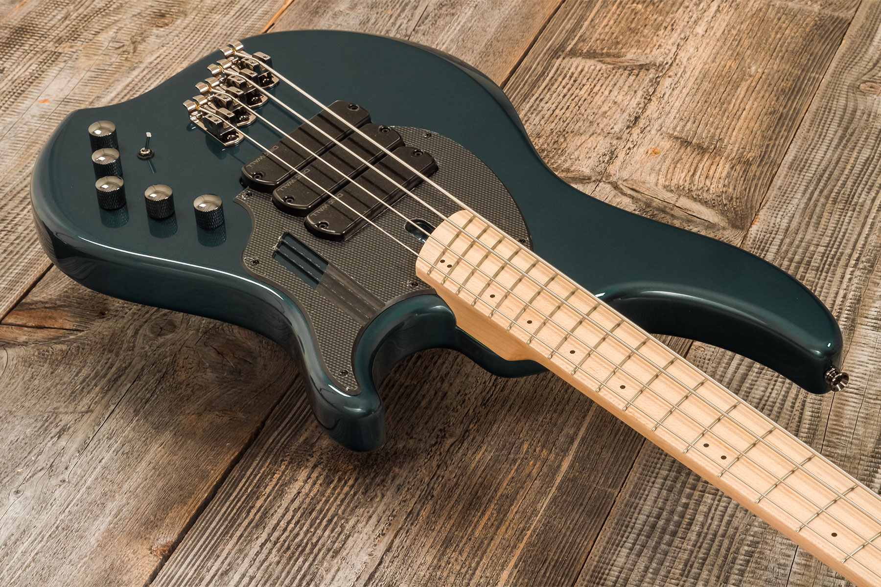 Dingwall Adam Nolly Getgood Ng3 4c Signature 3pu Active Mn - Black Forest Green - Solid body electric bass - Variation 3