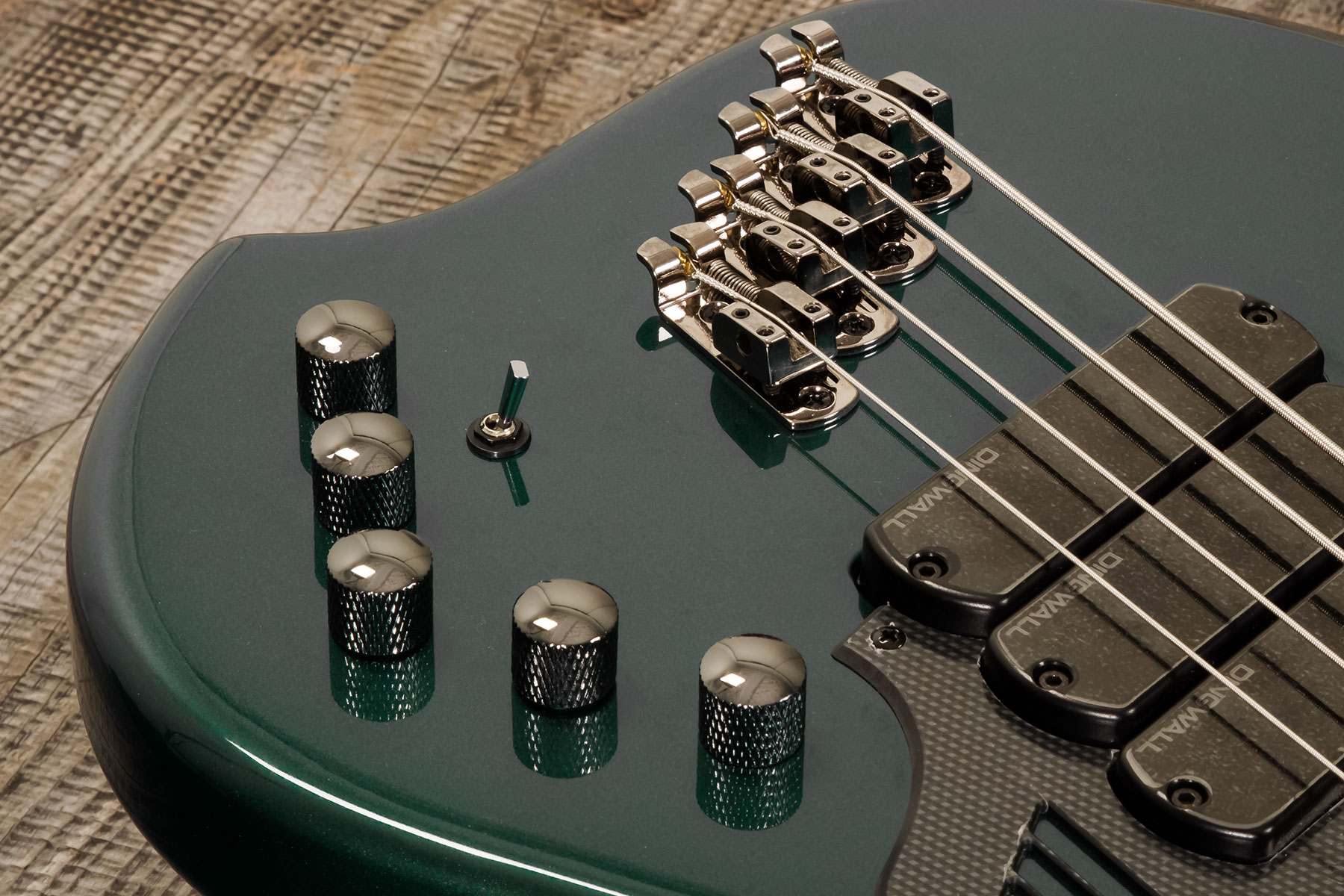 Dingwall Adam Nolly Getgood Ng3 4c Signature 3pu Active Mn - Black Forest Green - Solid body electric bass - Variation 4