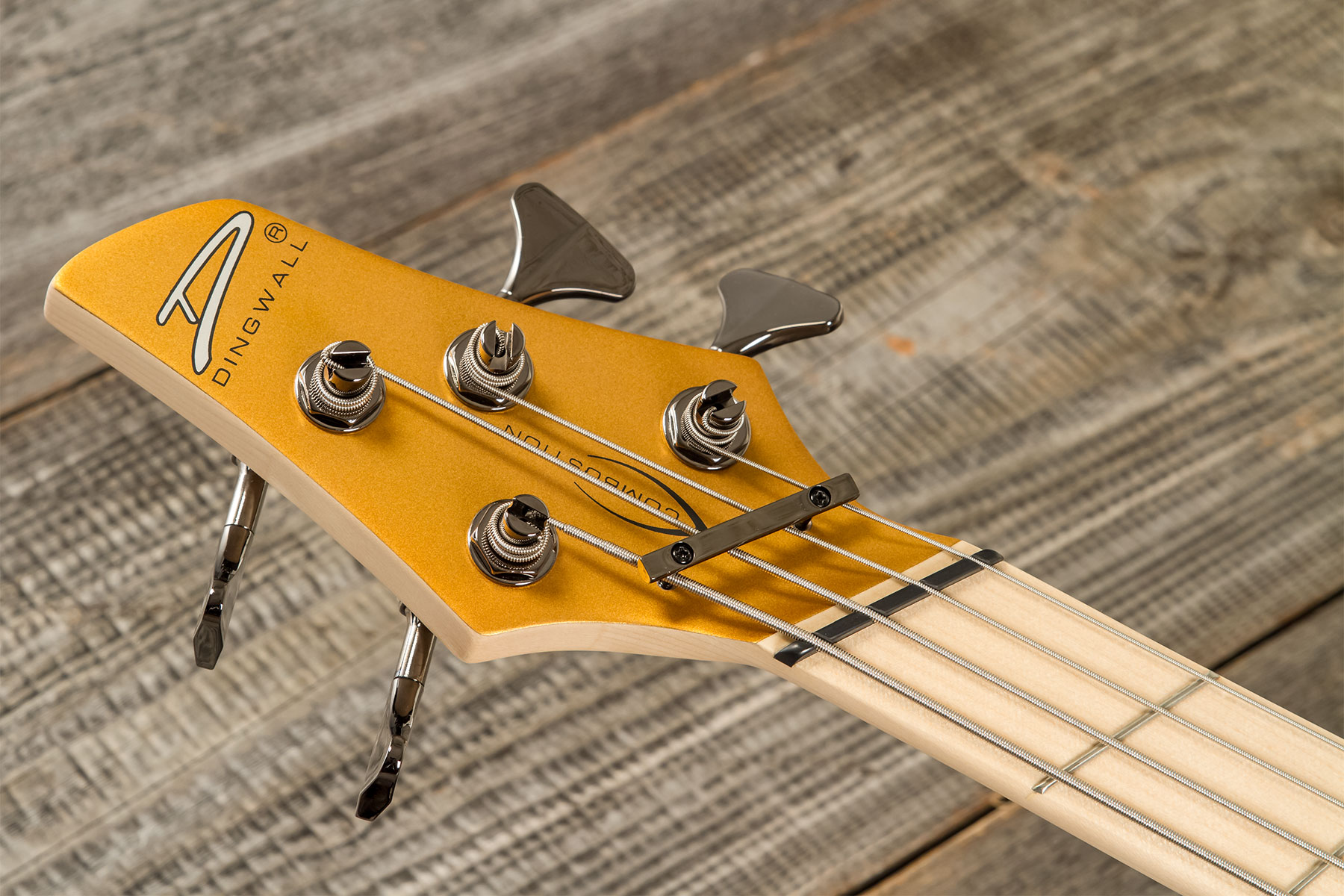 Dingwall Adam Nolly Getgood Ng3 4c Signature 3pu Active Mn - Gold Matte - Solid body electric bass - Variation 6