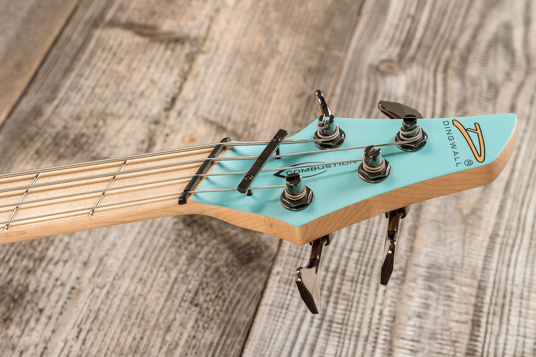 Dingwall Adam Nolly Getgood Ng3 4c Signature 3pu Active Mn - Matte Celestial Blue - Solid body electric bass - Variation 7
