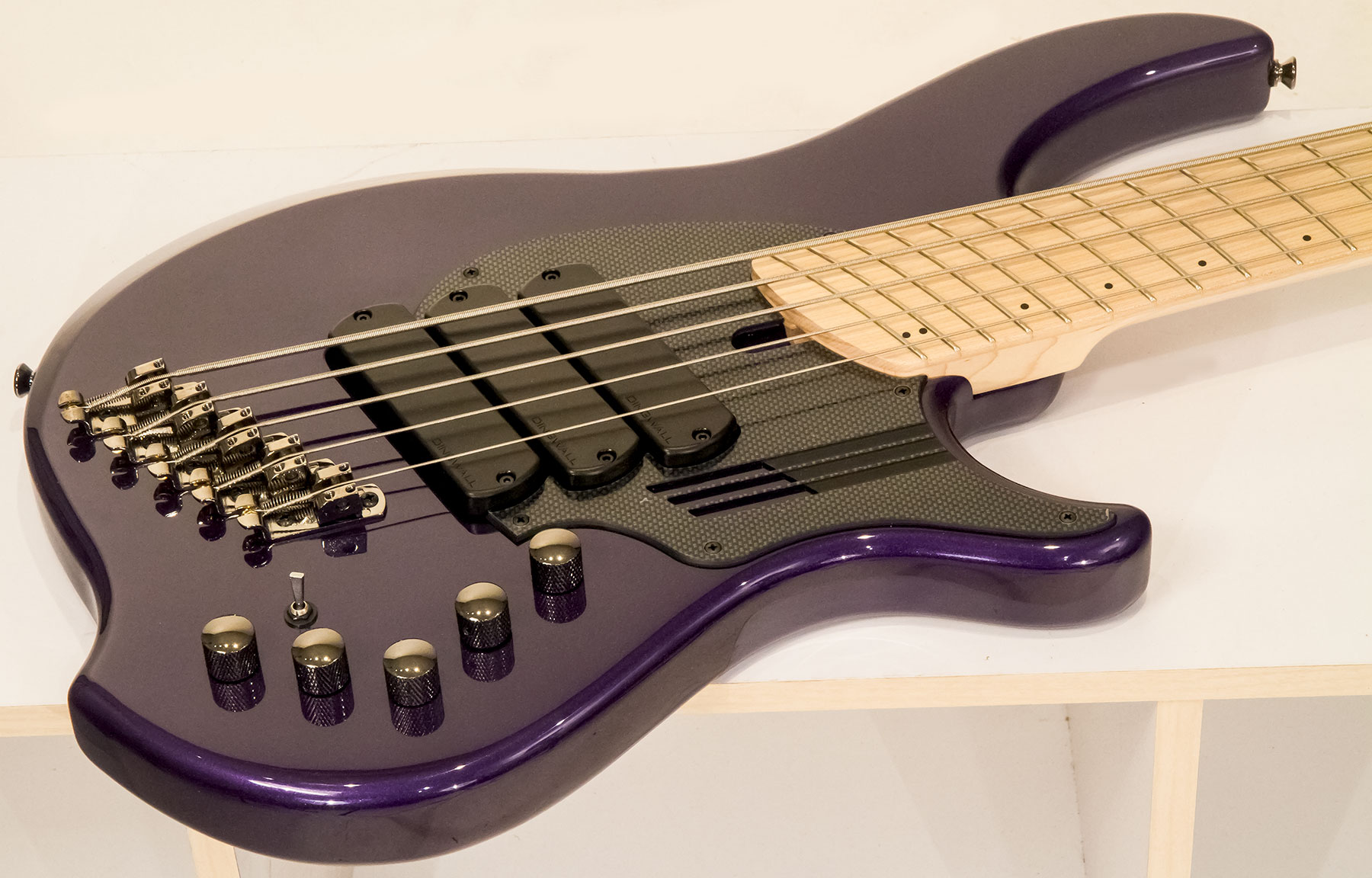 Dingwall Adam Nolly Getgood Ng3 5c Signature 3pu Active Mn - Purple Metallic - Solid body electric bass - Variation 1