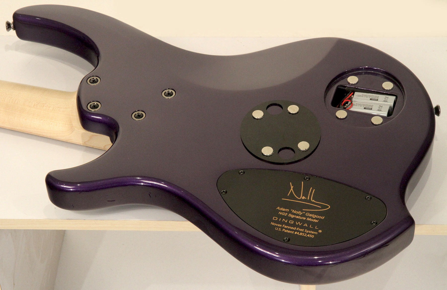 Dingwall Adam Nolly Getgood Ng3 5c Signature 3pu Active Mn - Purple Metallic - Solid body electric bass - Variation 2