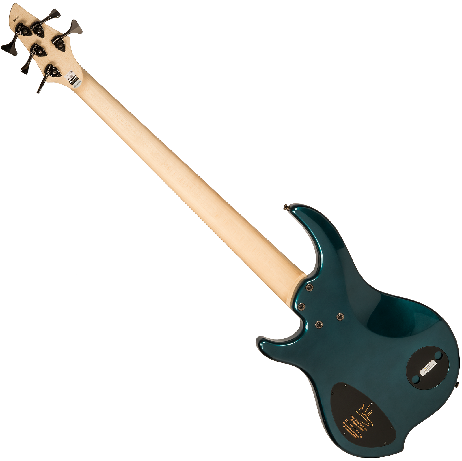Dingwall Adam Nolly Getgood Ng3 5c Signature 3pu Active Mn - Black Forrest Green - Solid body electric bass - Variation 1