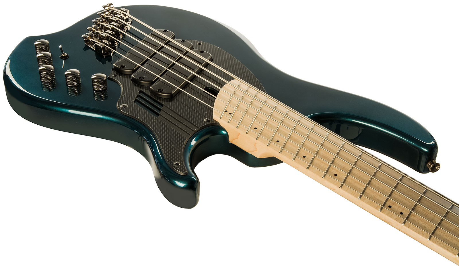 Dingwall Adam Nolly Getgood Ng3 5c Signature 3pu Active Mn - Black Forrest Green - Solid body electric bass - Variation 2