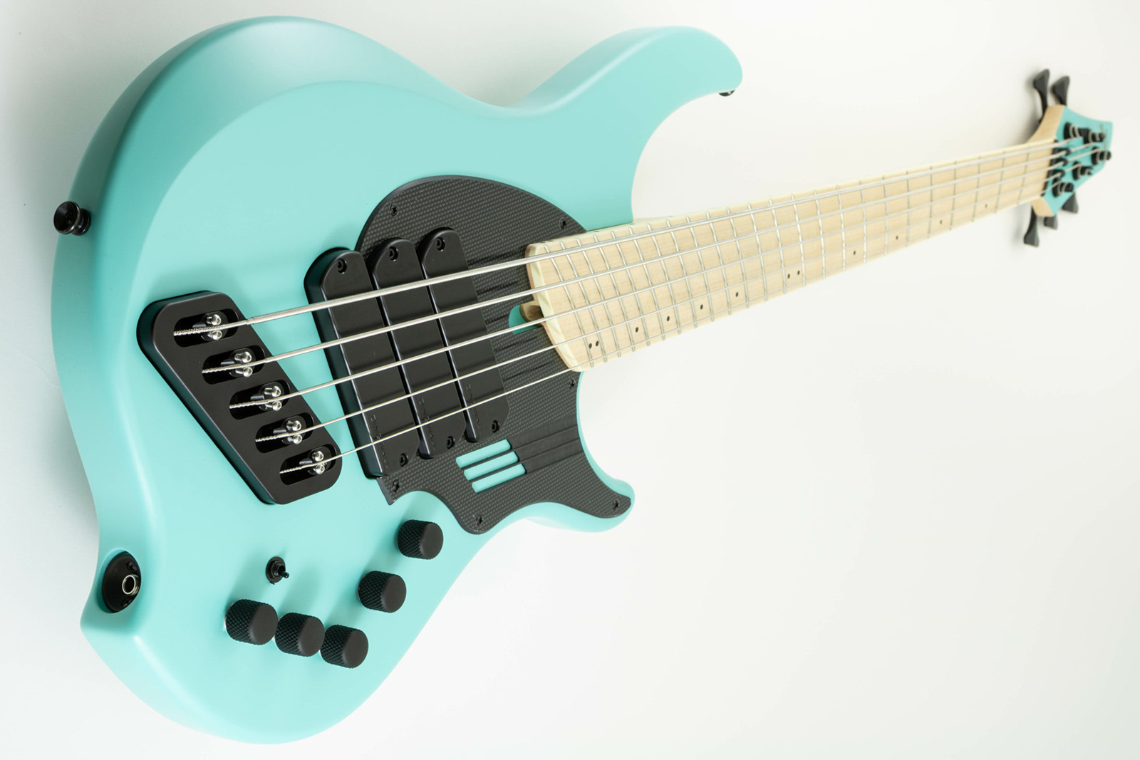 Dingwall Adam Nolly Getgood Ng3 5c Lh Signature Gaucher 3pu Active Mn - Matte Celestial Blue - Solid body electric bass - Variation 1