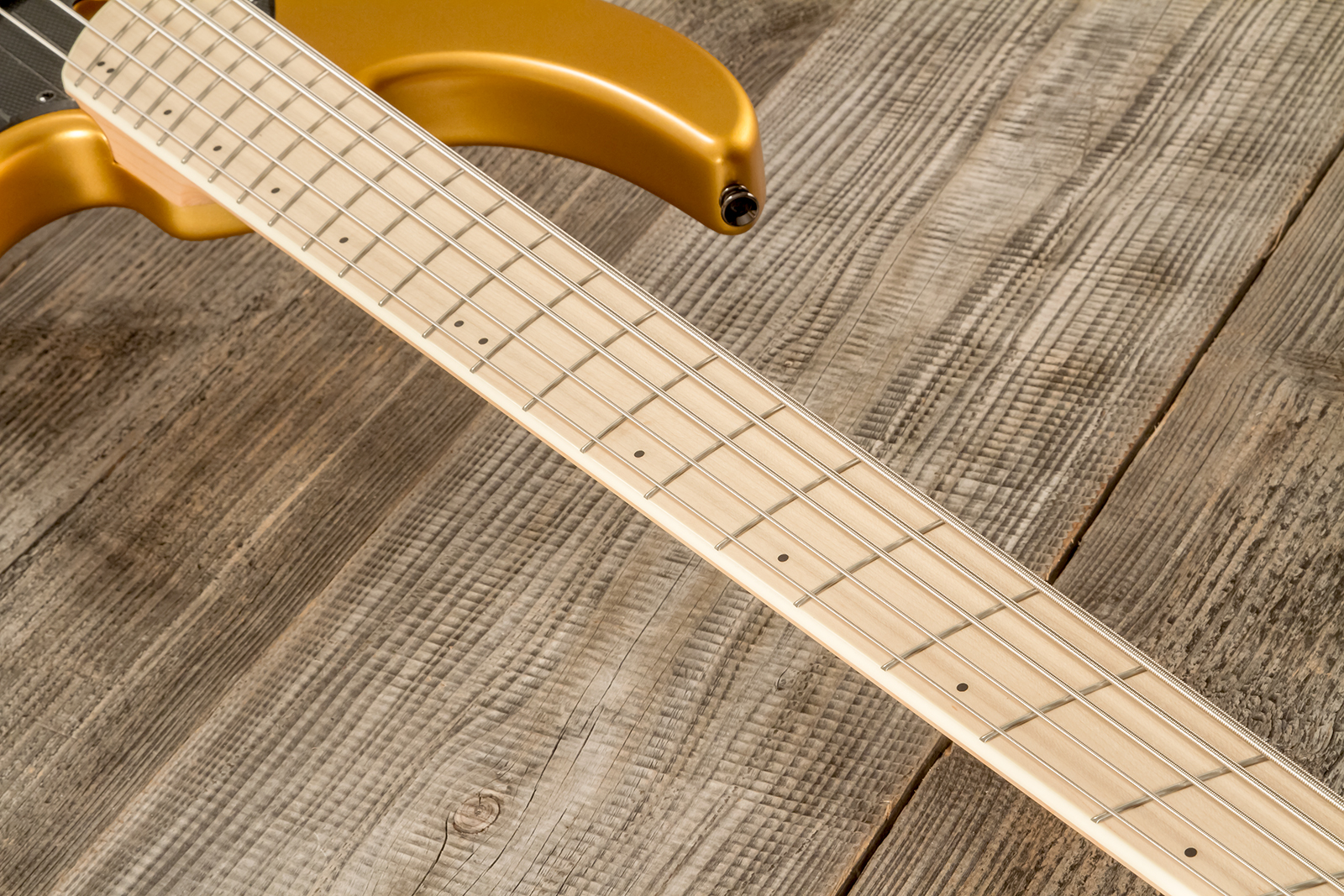 Dingwall Adam Nolly Getgood Ng3 5c Signature 3pu Active Mn - Gold Matte - Solid body electric bass - Variation 6