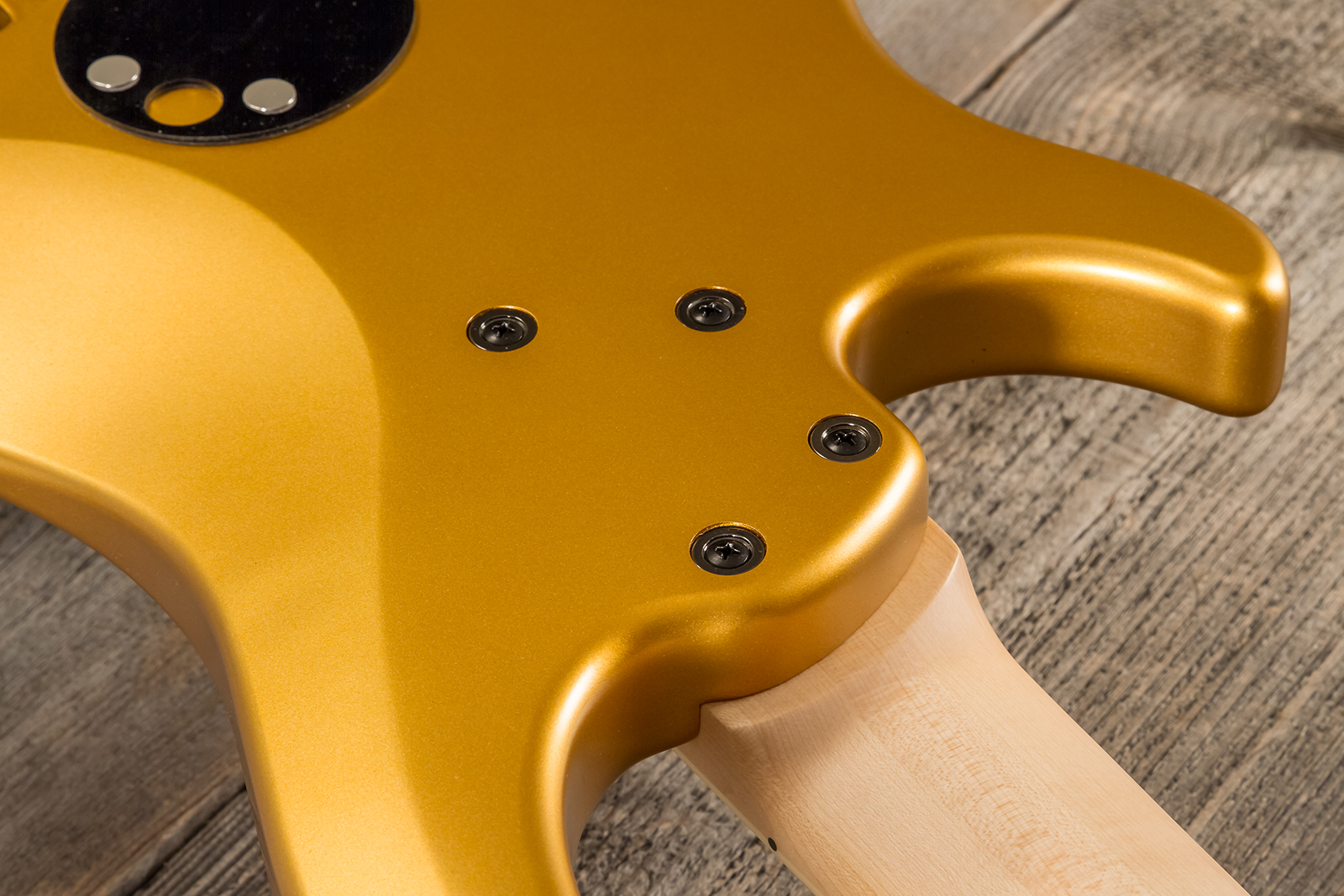 Dingwall Adam Nolly Getgood Ng3 5c Signature 3pu Active Mn - Gold Matte - Solid body electric bass - Variation 9