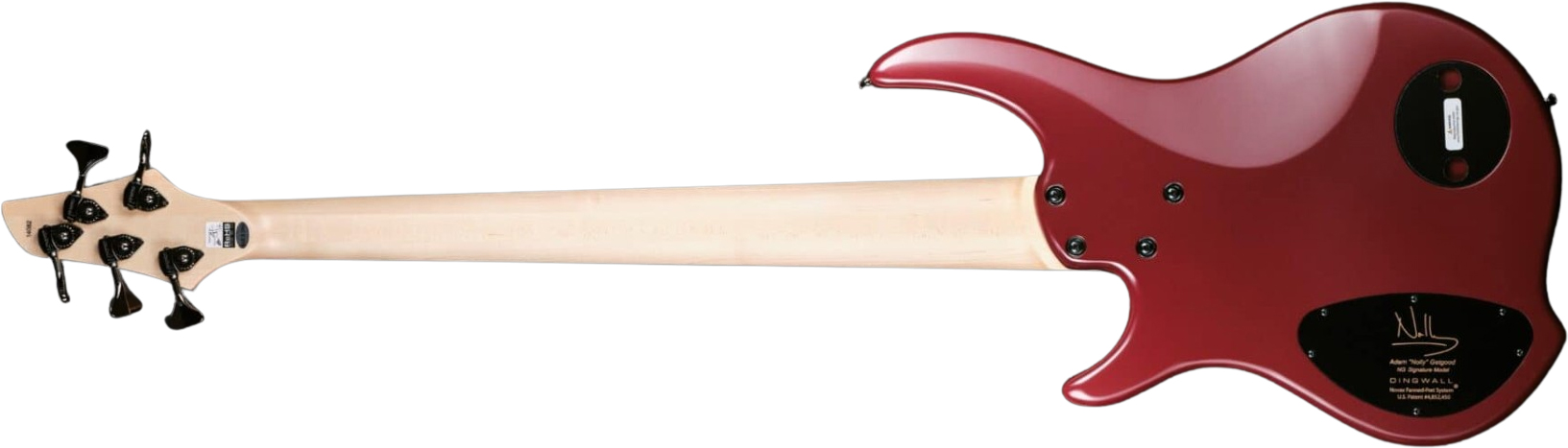 Dingwall Adam Nolly Getgood Ng3 5c Signature 3pu Active Mn - Pegasus Red - Solid body electric bass - Variation 1