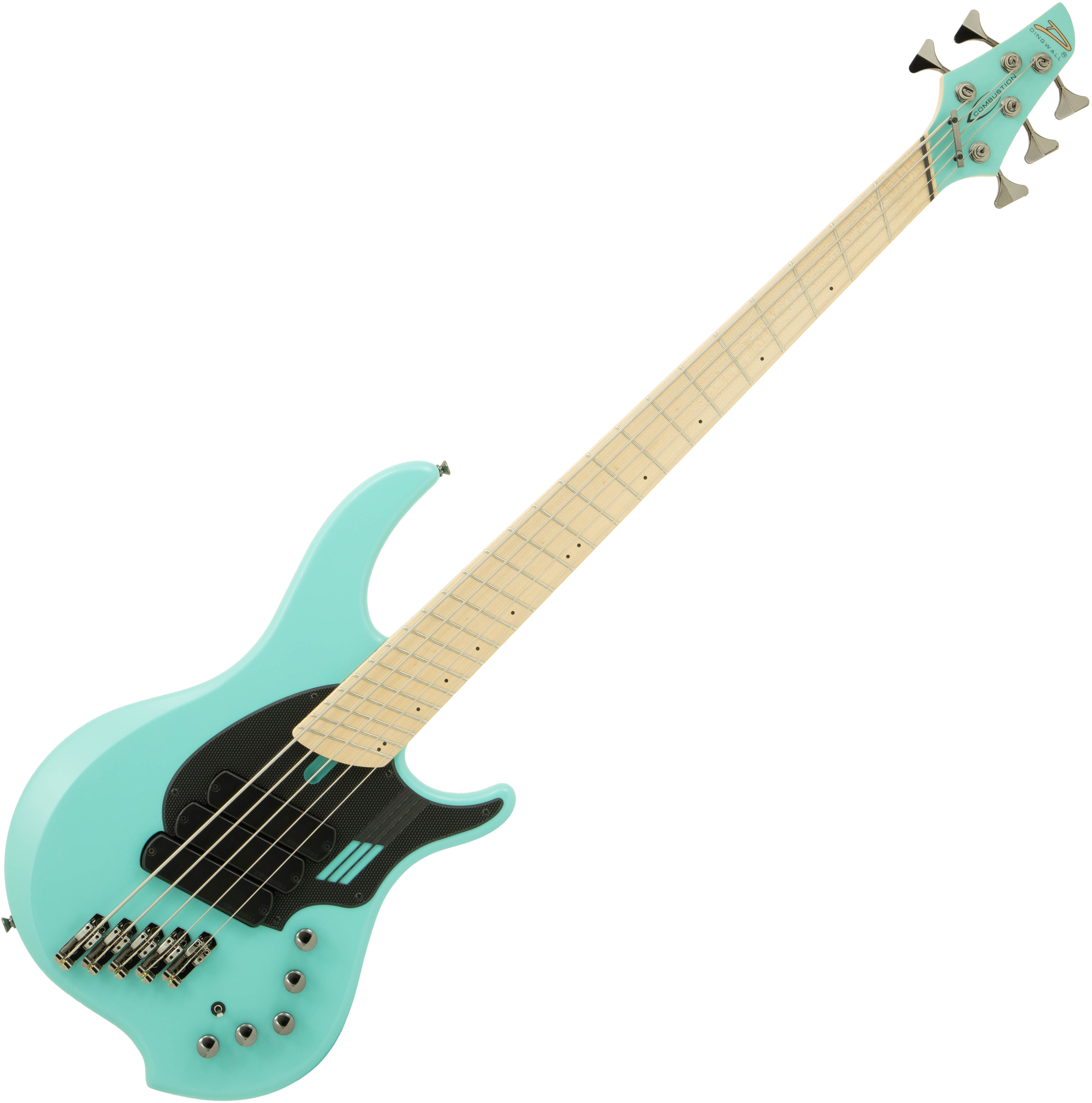 Dingwall Adam Nolly Getgood Ng3 5c Signature 3pu Active Mn - Matte Celestial Blue - Solid body electric bass - Variation 3