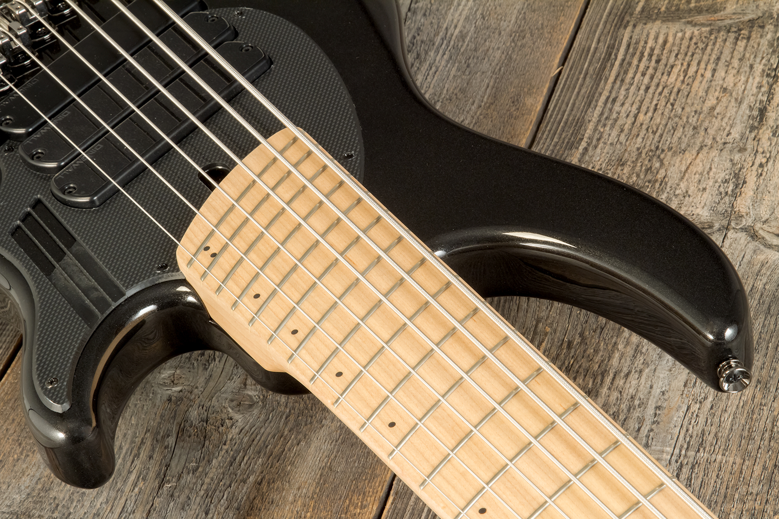 Dingwall Adam Nolly Getgood Ng3 6c Signature 3pu Active Mn - Metallic Black - Solid body electric bass - Variation 3