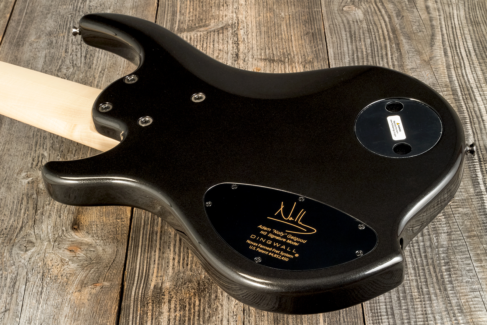 Dingwall Adam Nolly Getgood Ng3 6c Signature 3pu Active Mn - Metallic Black - Solid body electric bass - Variation 5