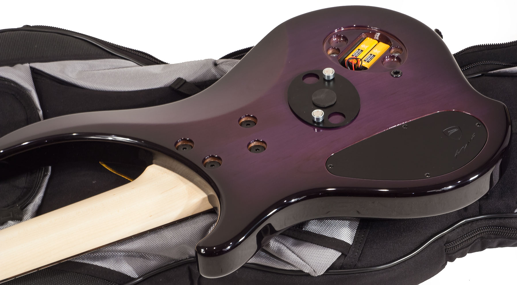 Dingwall Afterburner I 5 2-pickups Wen +housse - Purple Blackburst - Solid body electric bass - Variation 3