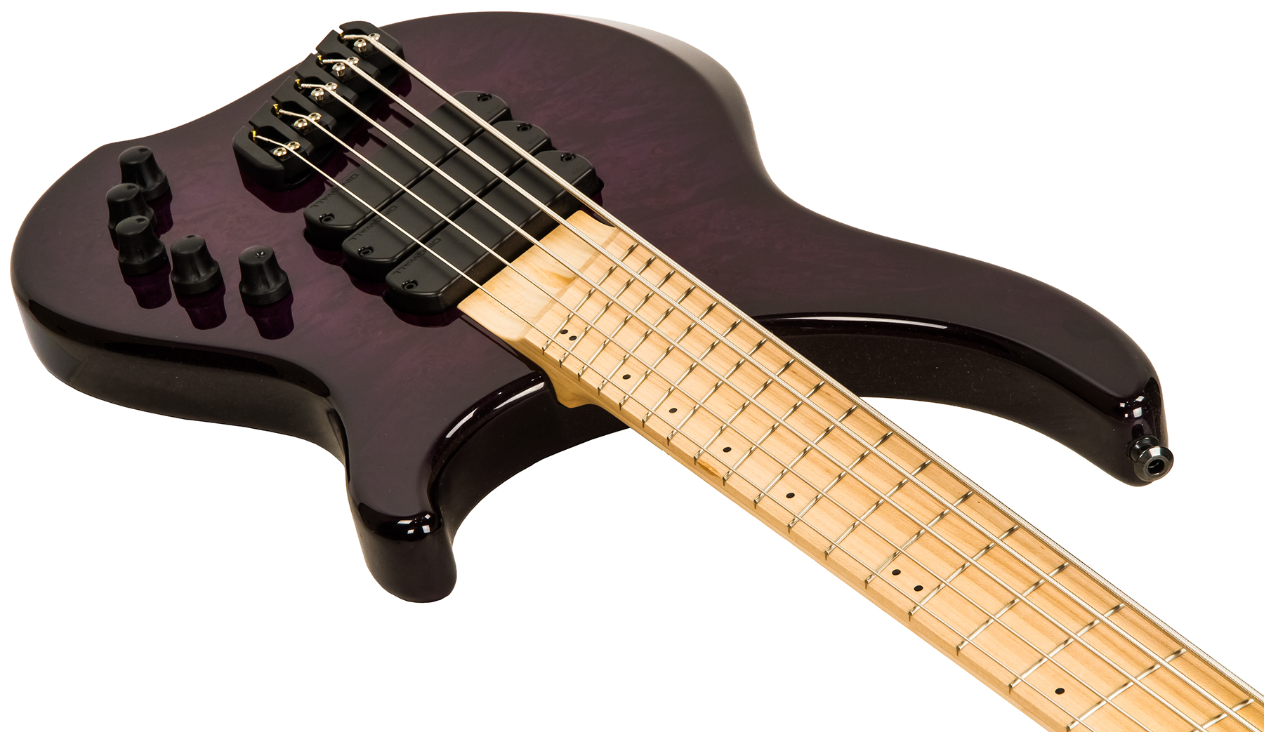 Dingwall Afterburner I 5 3-pickups Mn - Faded Purple Burst - Solid body electric bass - Variation 2