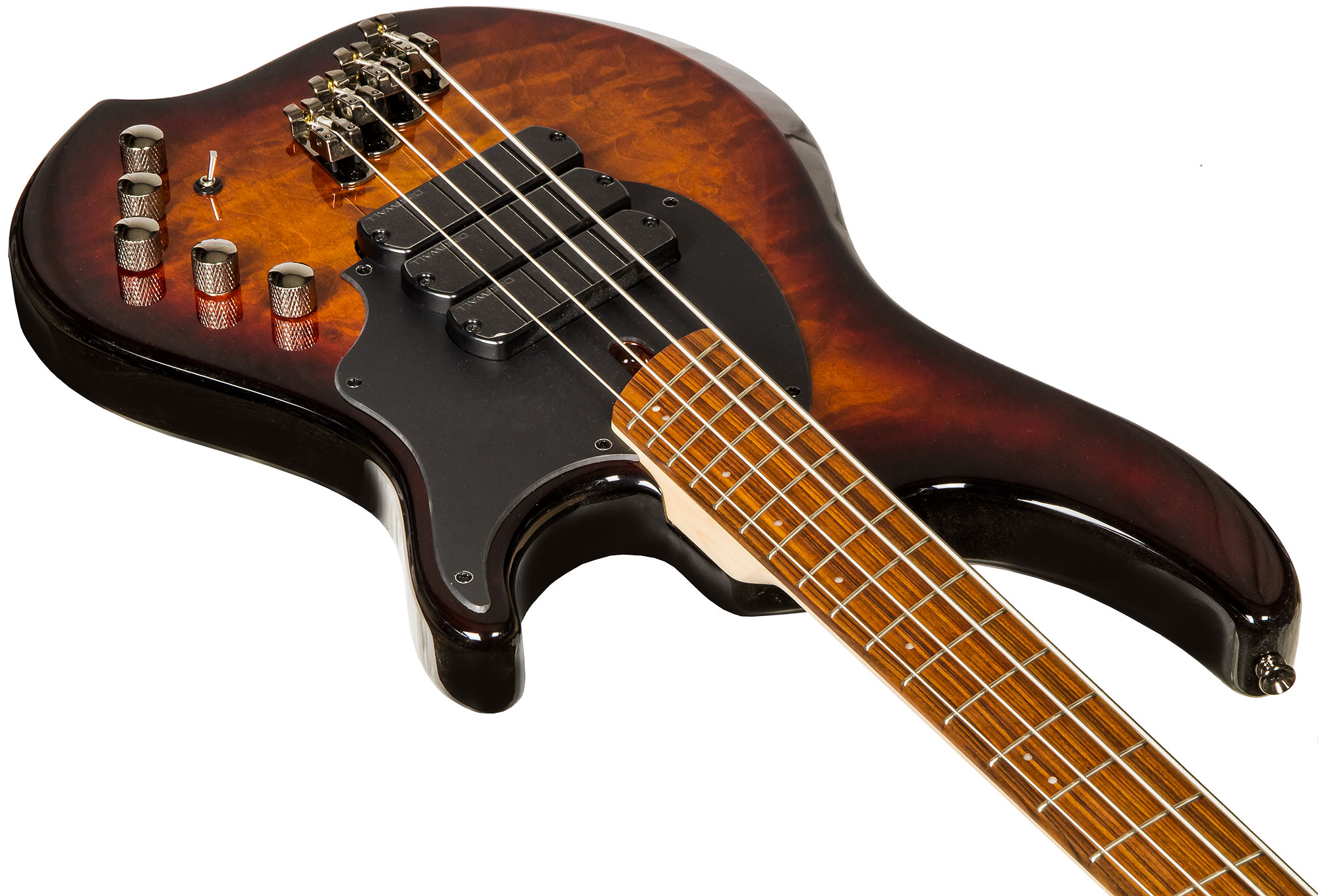 Dingwall Combustion Cb3 4c 3pu Active Pf - Vintage Burst - Solid body electric bass - Variation 2