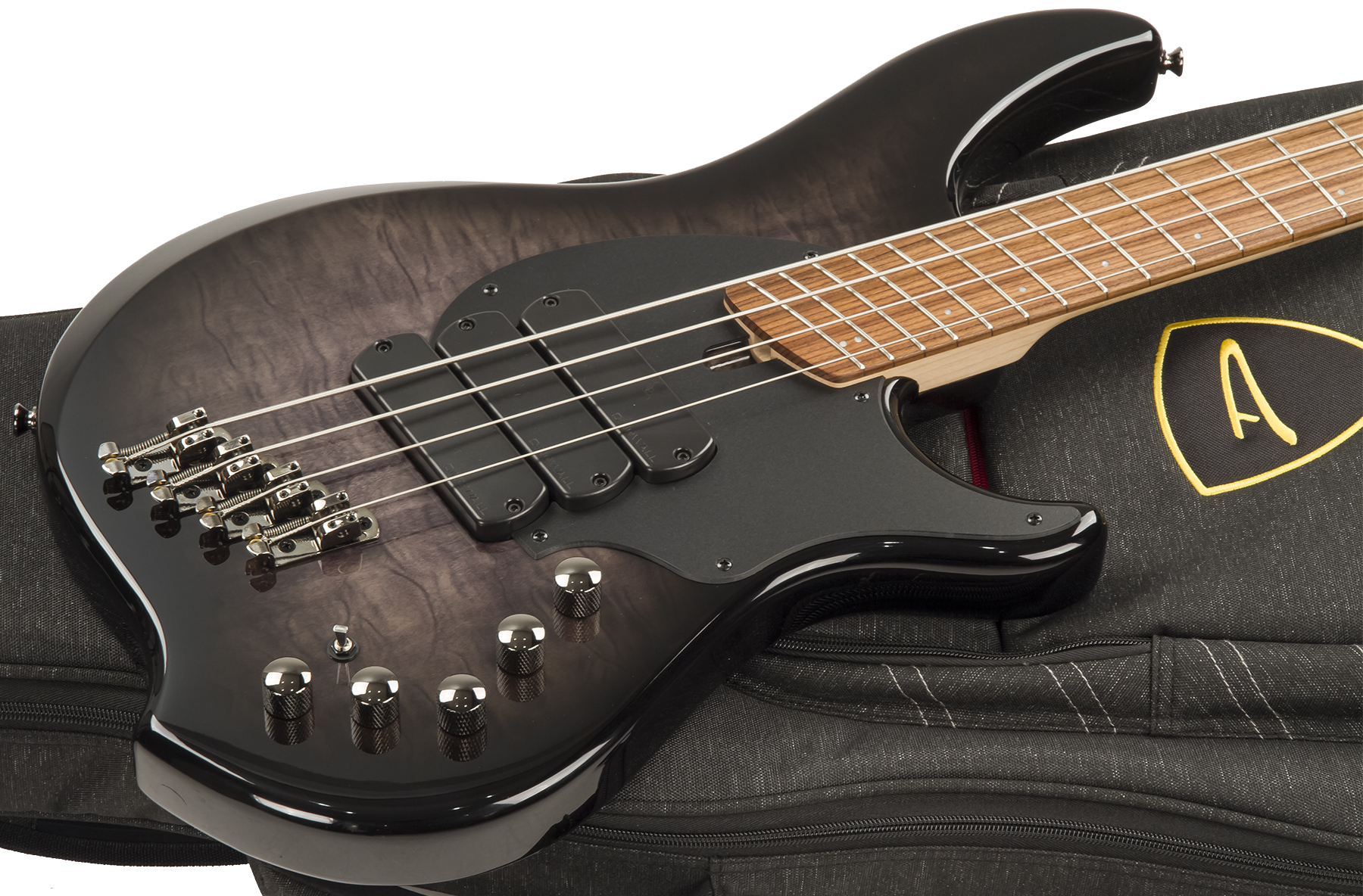 Dingwall Combustion Cb3 4c 3pu Active Mn - Black Burst - Solid body electric bass - Variation 1