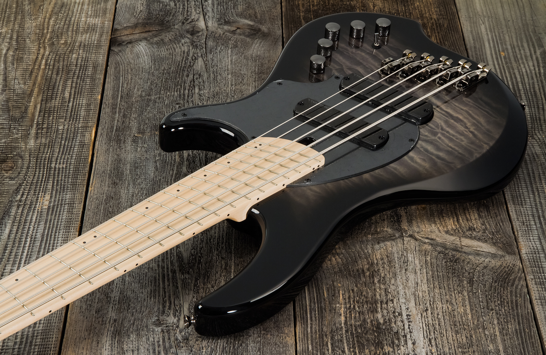 Dingwall Combustion Cb2 5c 2pu Active Mn - 2-tone Blackburst - Solid body electric bass - Variation 2