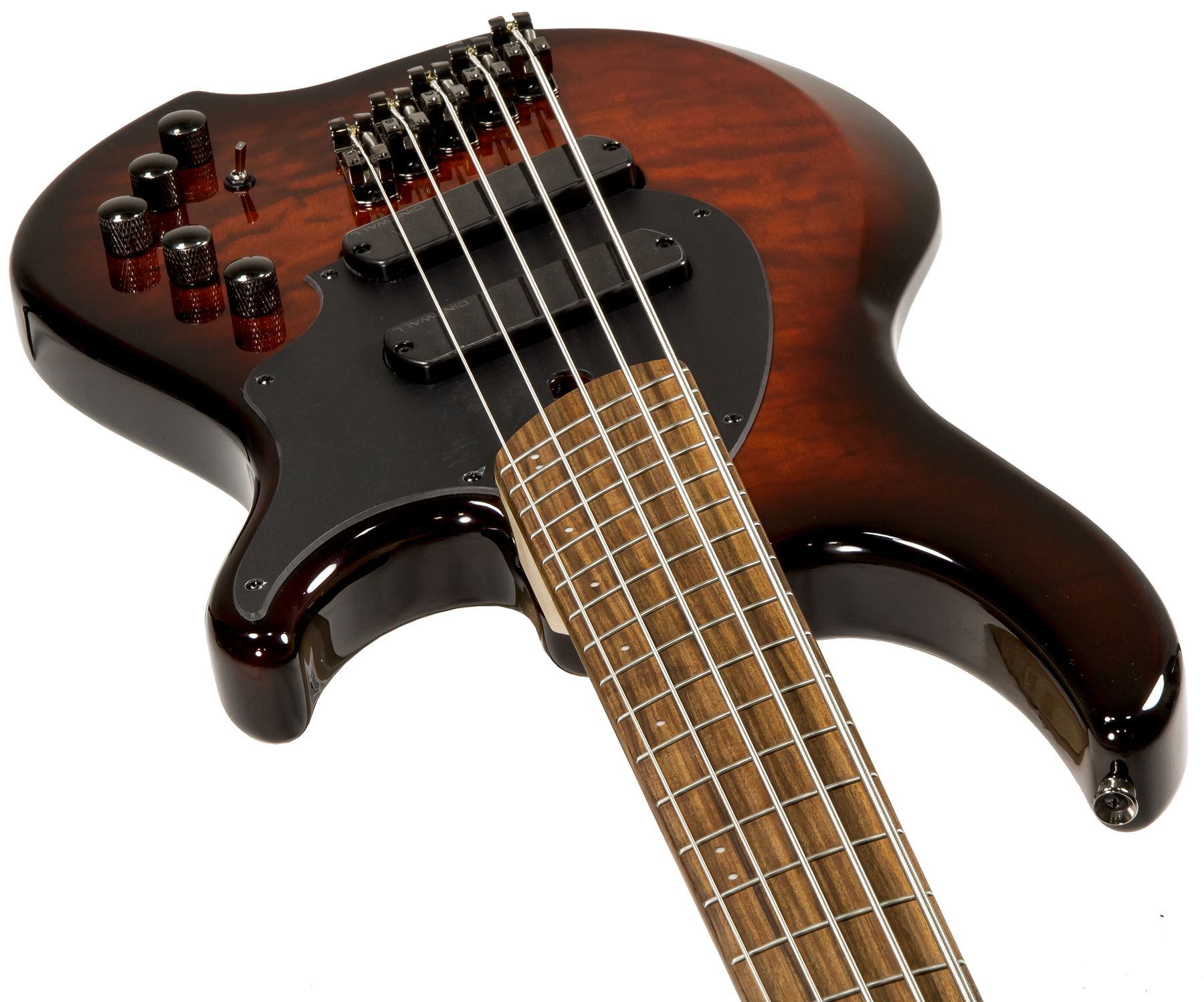 Dingwall Combustion Cb2 5c 2pu Active Pf - Vintage Burst - Solid body electric bass - Variation 1