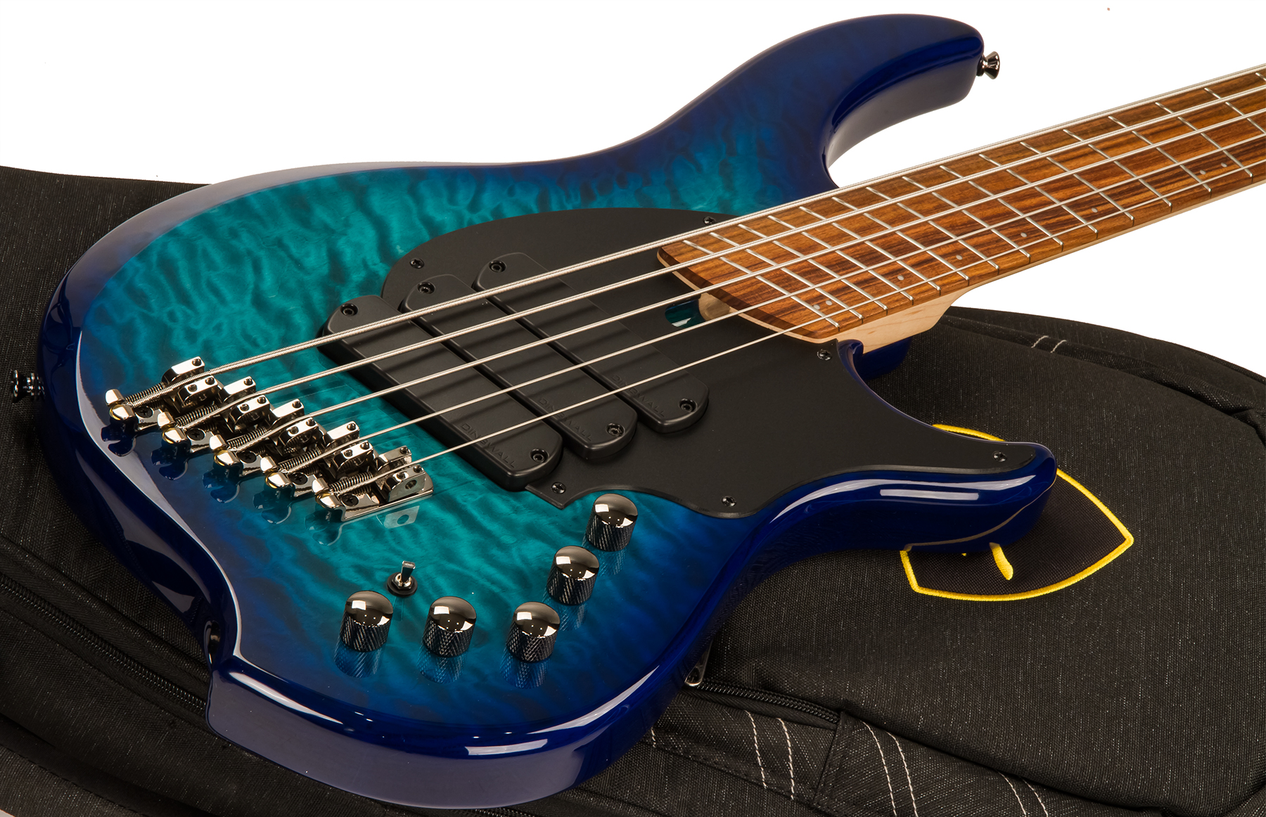 Dingwall Combustion 5 3-pickups Pf +housse - Whalepool Burst - Solid body electric bass - Variation 3