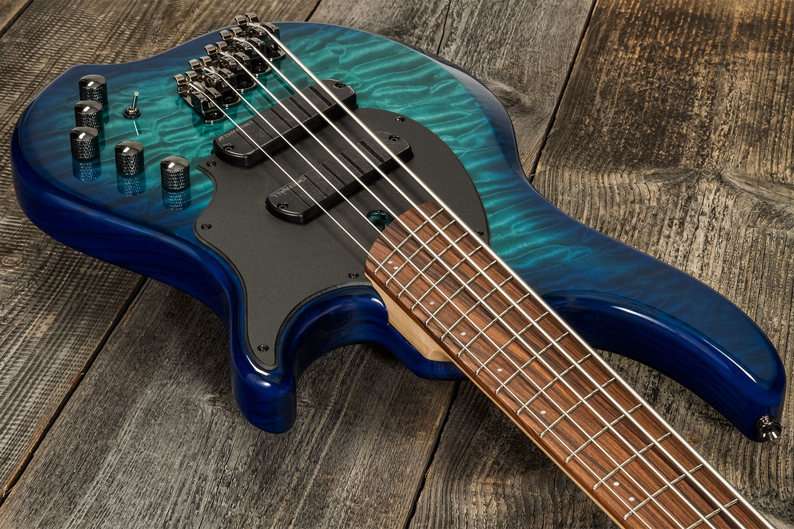 Dingwall Combustion Cb2 5c 2pu Active Pf - Whalepool Burst - Solid body electric bass - Variation 2