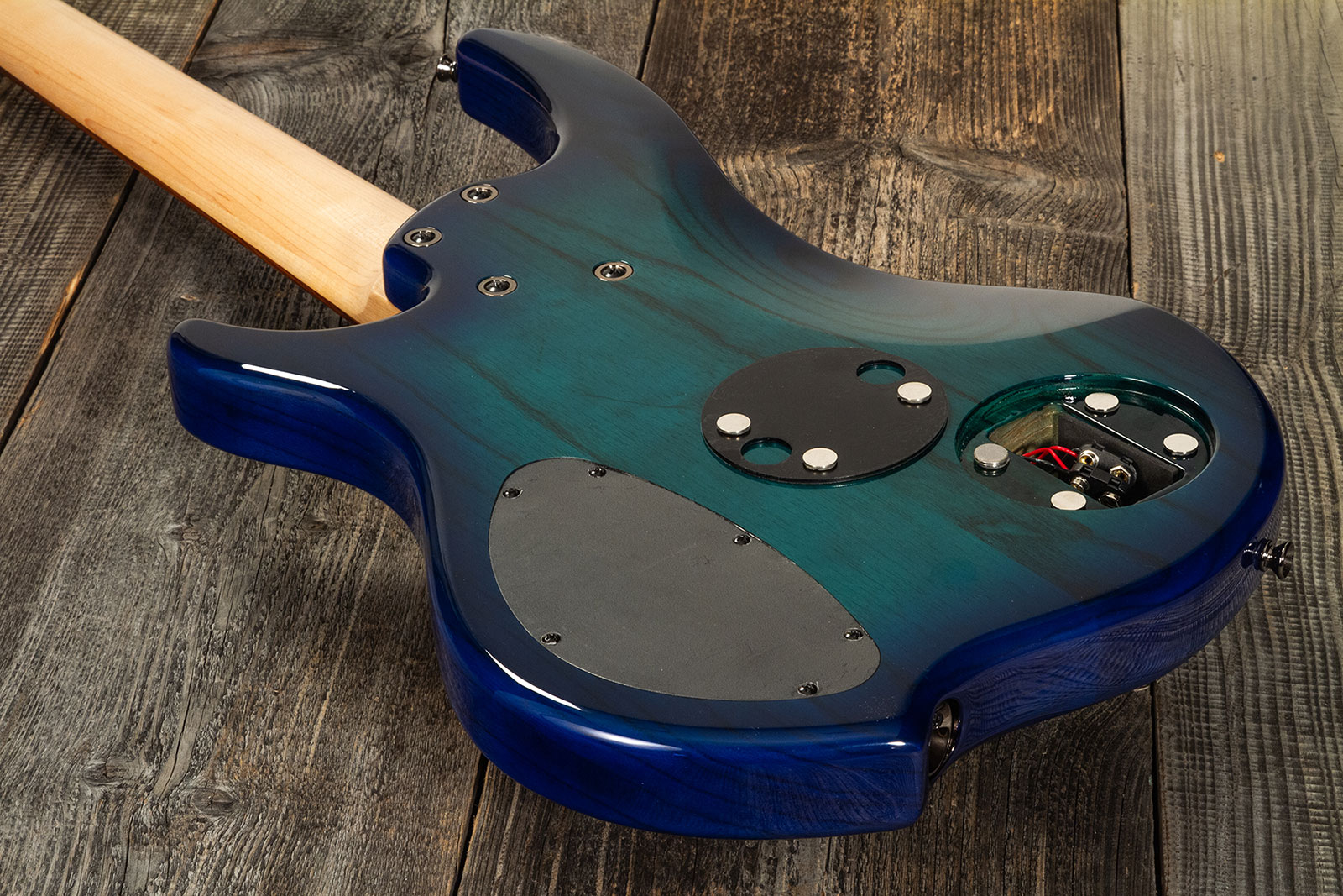 Dingwall Combustion Cb2 5c 2pu Active Pf - Whalepool Burst - Solid body electric bass - Variation 5