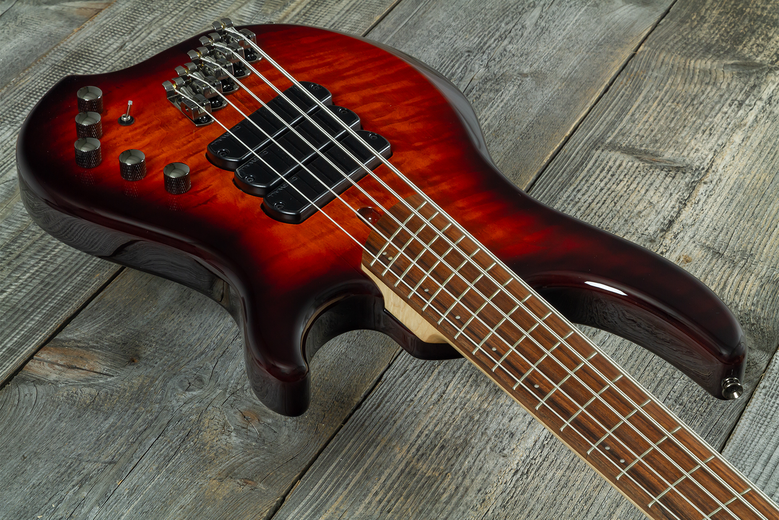 Dingwall Combustion Cb3 5c 3pu Active Pf - Vintage Burst Gloss - Solid body electric bass - Variation 10