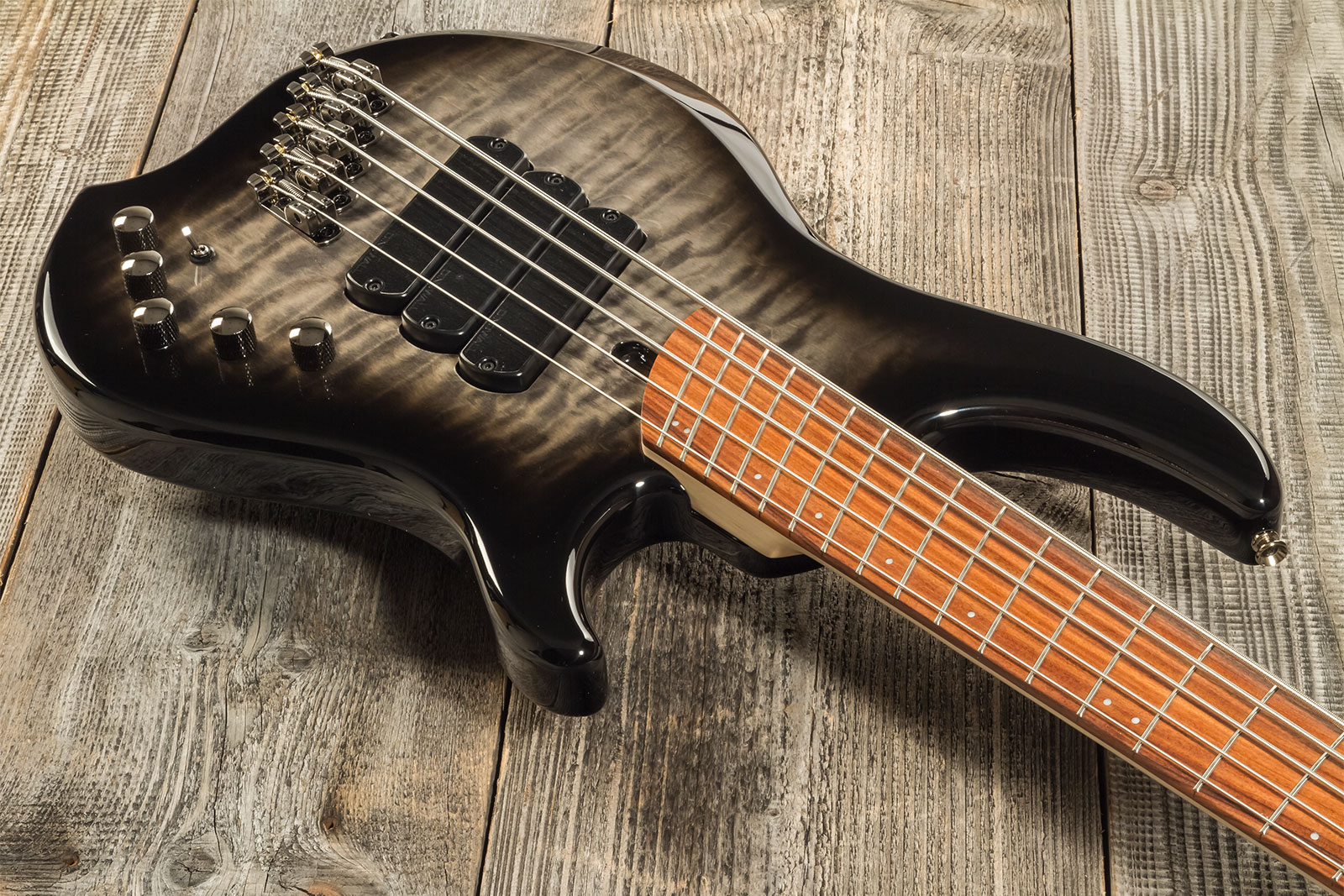 Dingwall Combustion Cb3 5c 3pu Active Pf - 2-tone Blackburst - Solid body electric bass - Variation 11