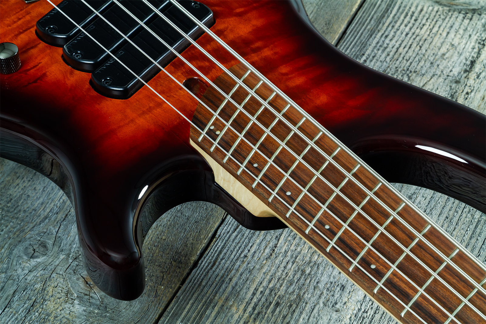 Dingwall Combustion Cb3 5c 3pu Active Pf - Vintage Burst Gloss - Solid body electric bass - Variation 12