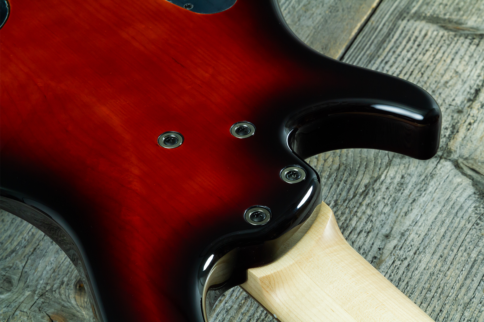 Dingwall Combustion Cb3 5c 3pu Active Pf - Vintage Burst Gloss - Solid body electric bass - Variation 17