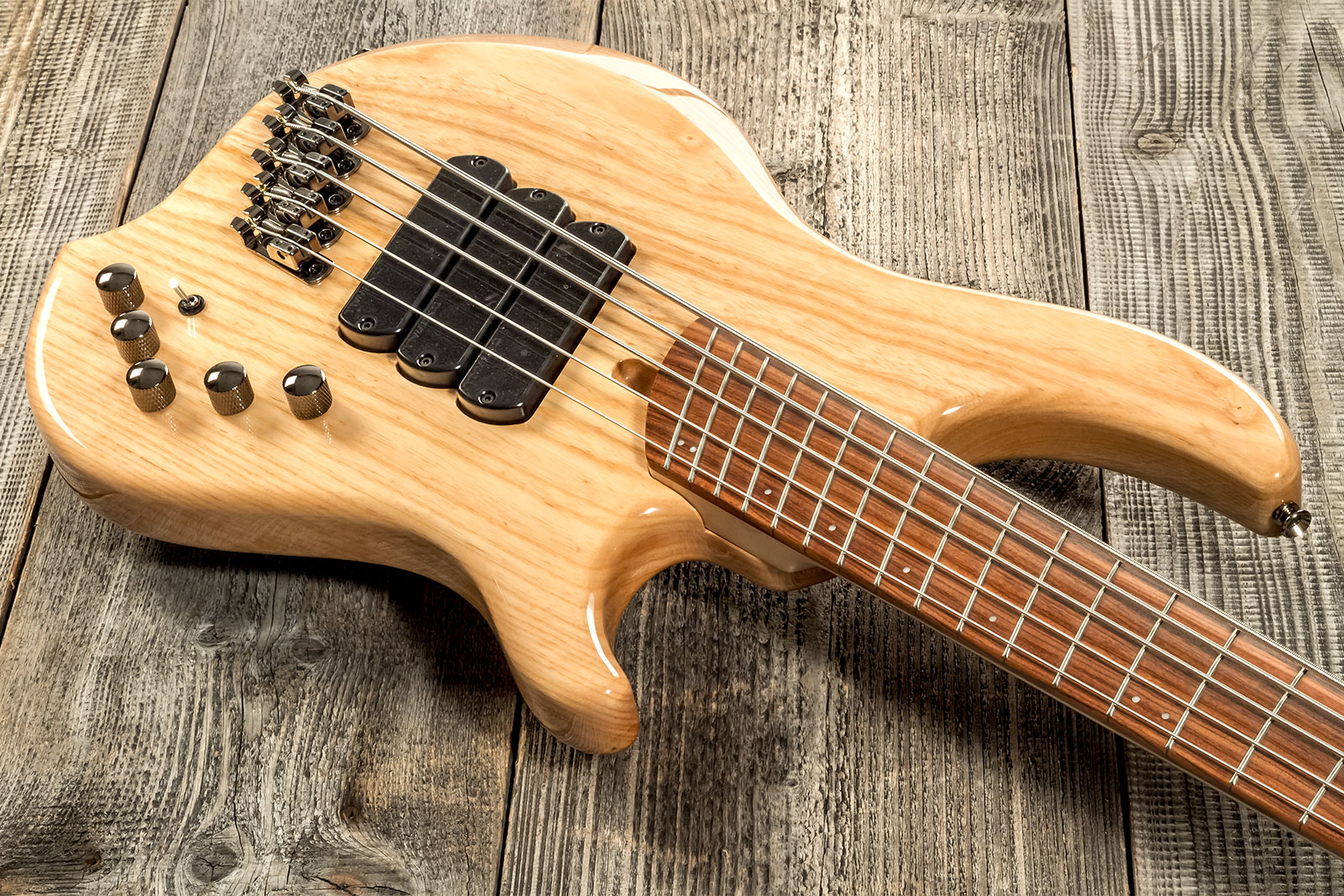 Dingwall Combustion Cb3 5c 3pu Active Pf - Natural Gloss - Solid body electric bass - Variation 4