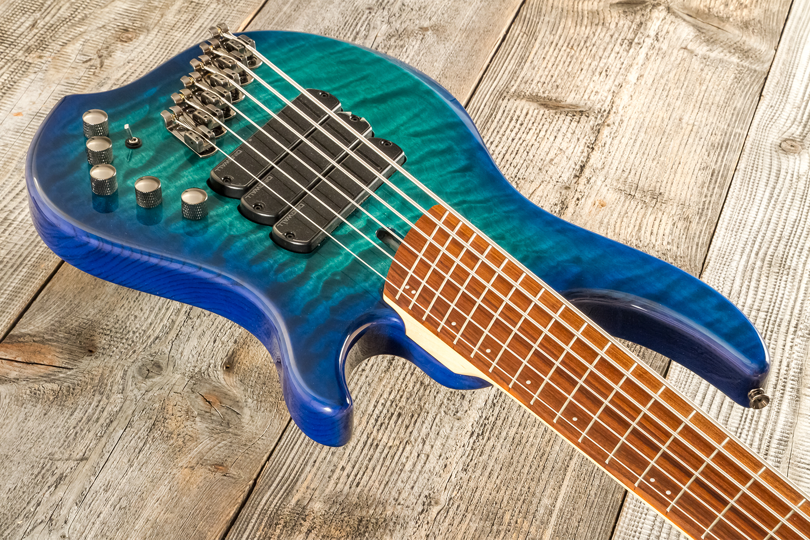 Dingwall Combustion Cb3 6c 3pu Active Pf - Whalepool Burst - Solid body electric bass - Variation 2