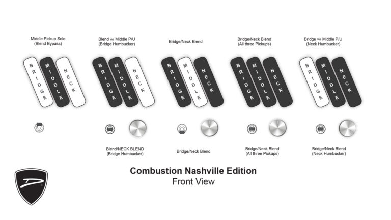 Dingwall Combustion Nashville Cn3 5c 3pu Active Mn - Vintage Burst - Solid body electric bass - Variation 9