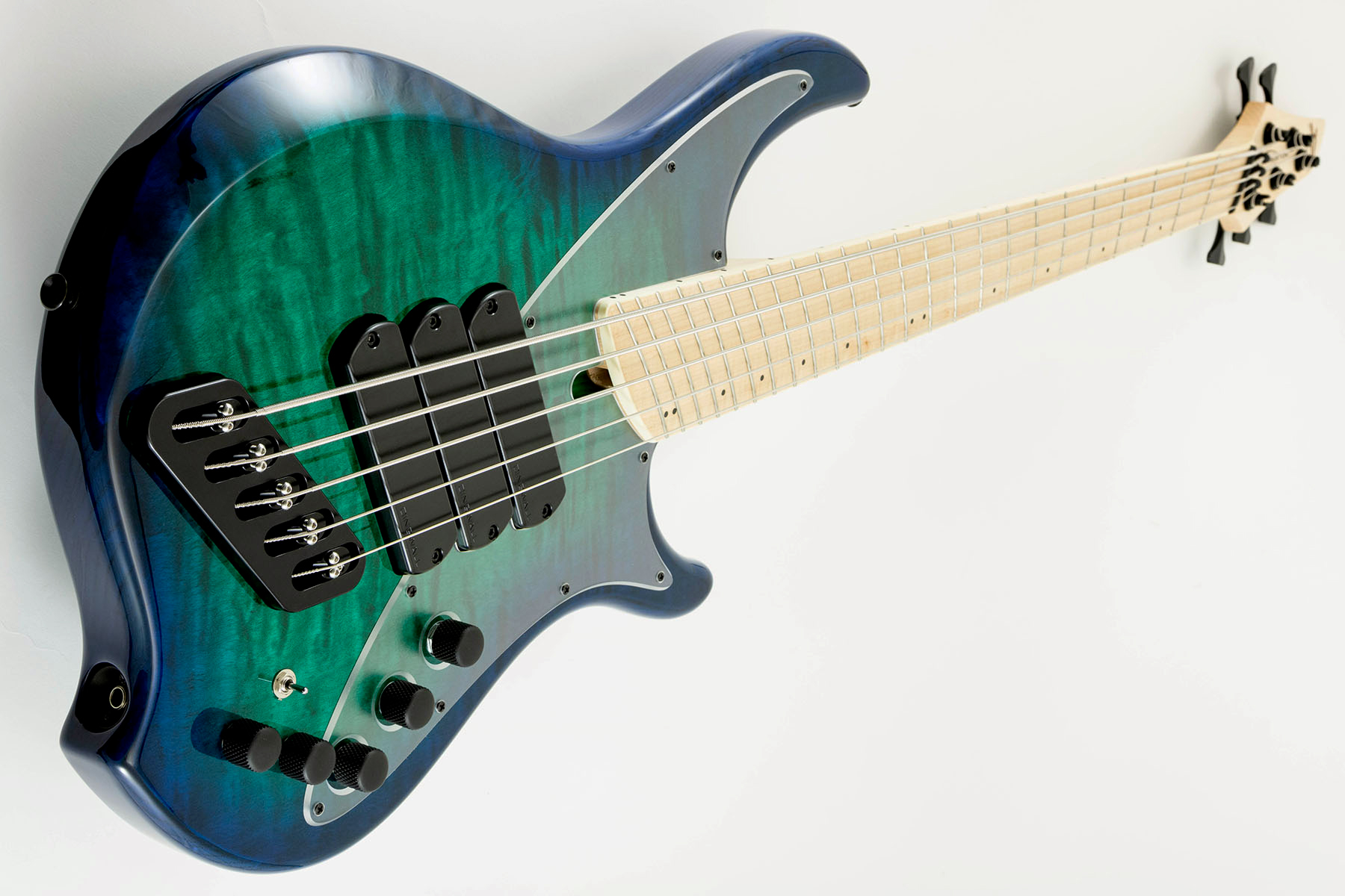 Dingwall Combustion Nashville Cn3 5c 3pu Active Mn - Whalepool Burst - Solid body electric bass - Variation 1