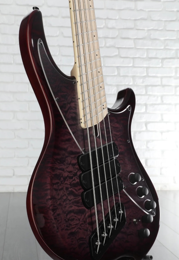 Dingwall Combustion Nashville Cn3 5c 3pu Active Mn - Ultraviolet Burst - Solid body electric bass - Variation 2