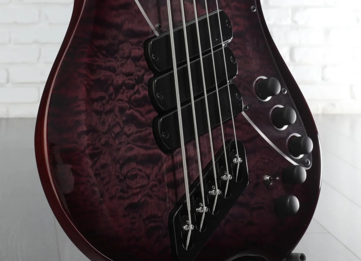 Dingwall Combustion Nashville Cn3 5c 3pu Active Mn - Ultraviolet Burst - Solid body electric bass - Variation 4