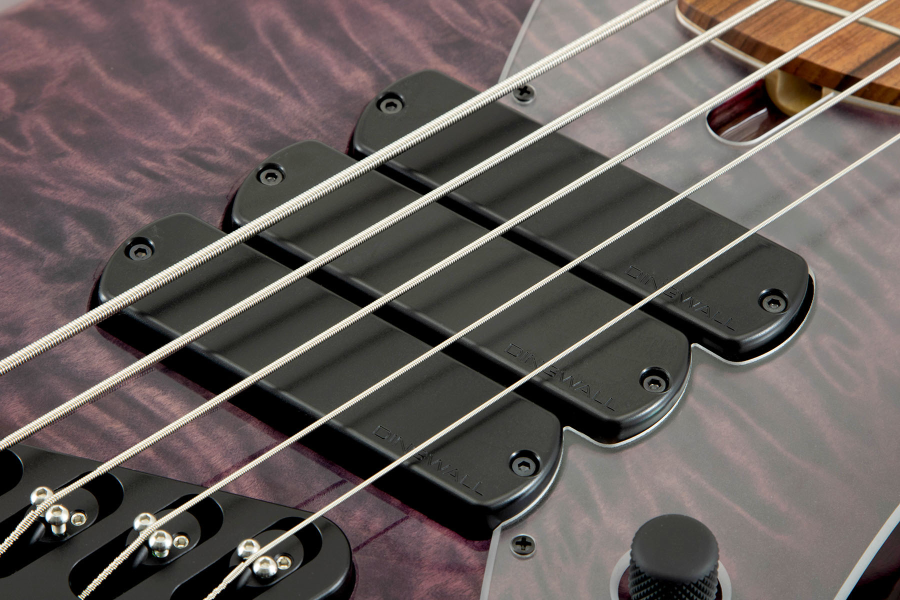 Dingwall Combustion Nashville Cn3 5c 3pu Active Pf - Ultraviolet Burst - Solid body electric bass - Variation 4