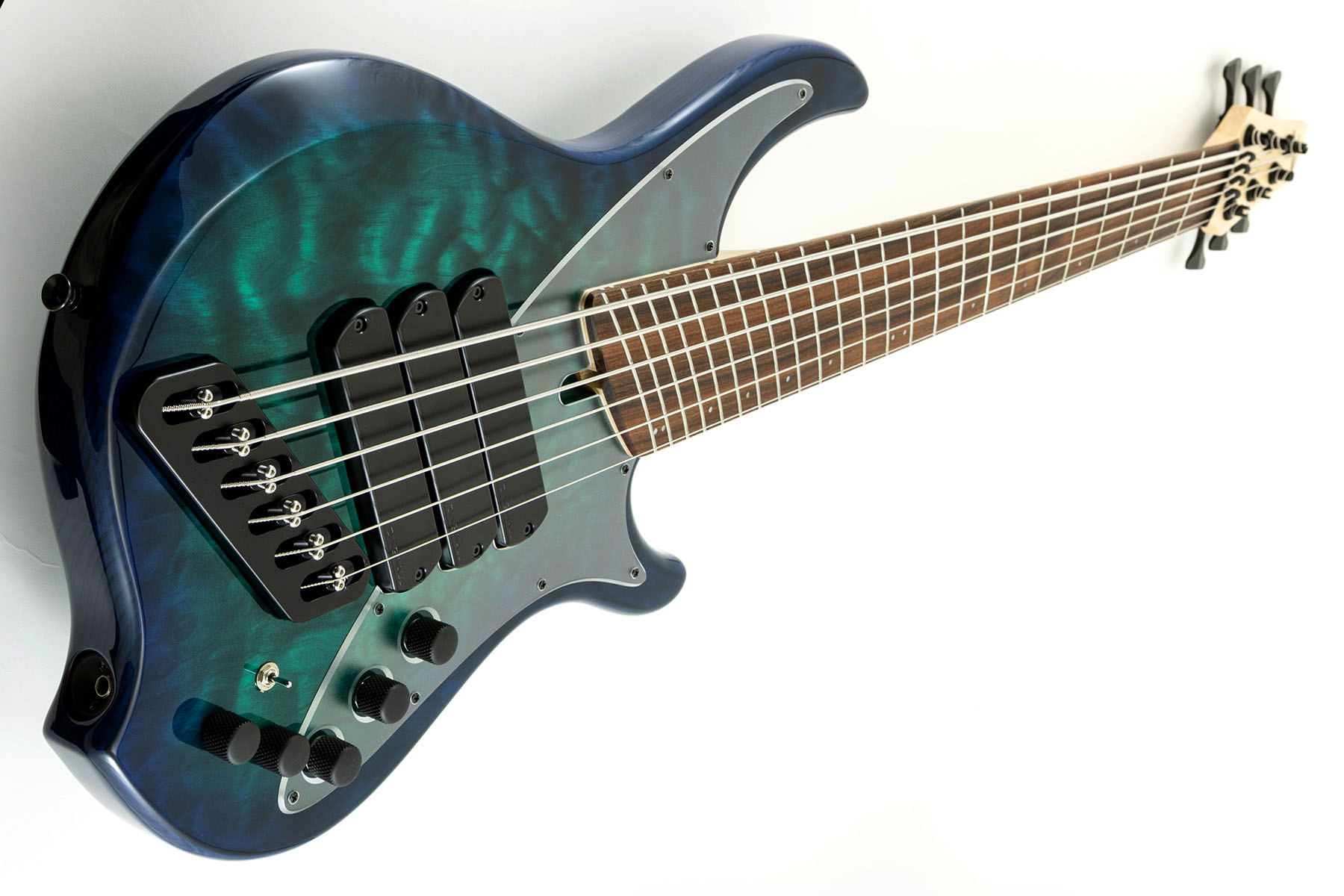 Dingwall Combustion Nashville Cn3 6c 3pu Active Pf - Whalepool Burst - Solid body electric bass - Variation 1
