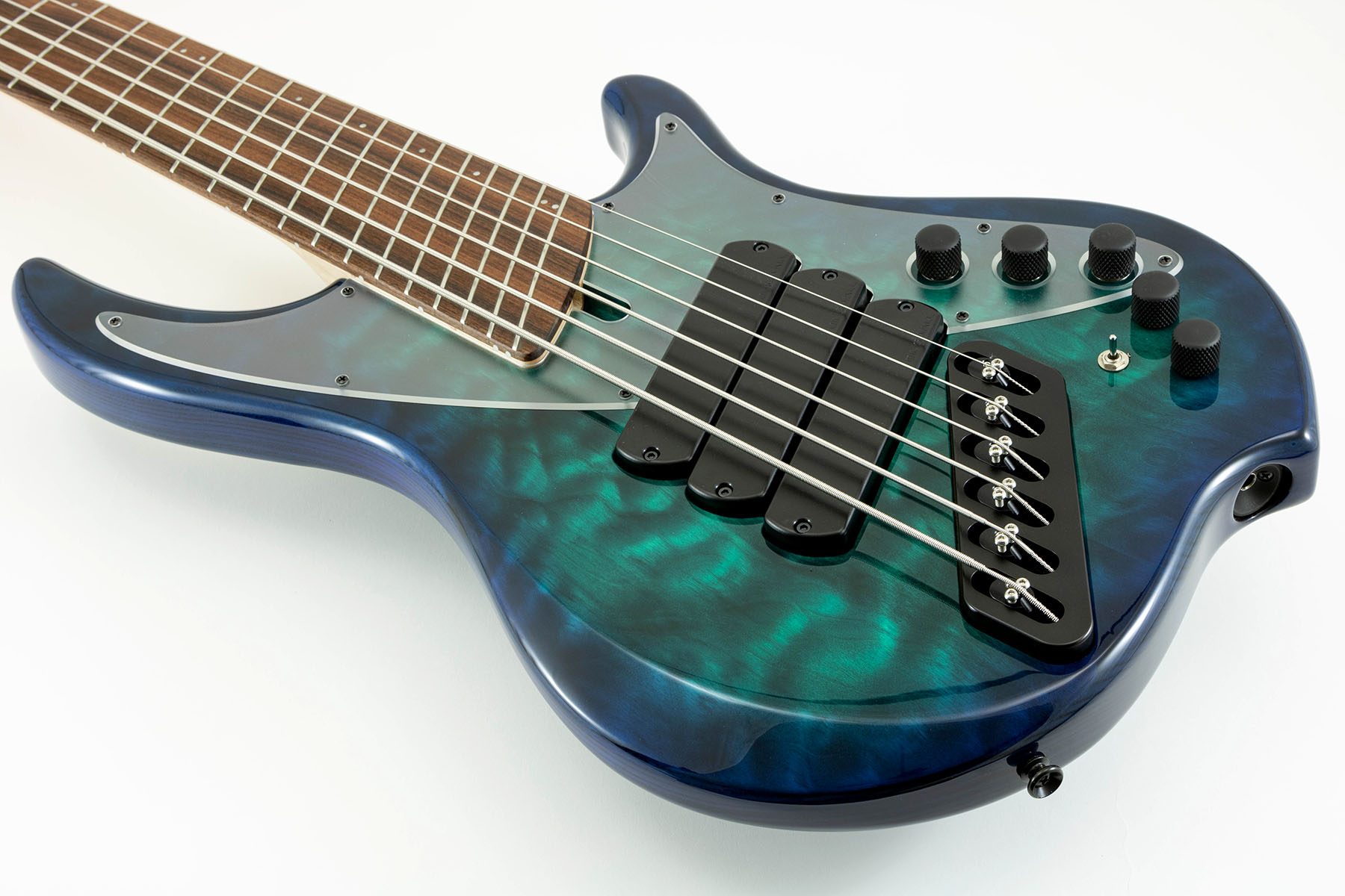Dingwall Combustion Nashville Cn3 6c 3pu Active Pf - Whalepool Burst - Solid body electric bass - Variation 2