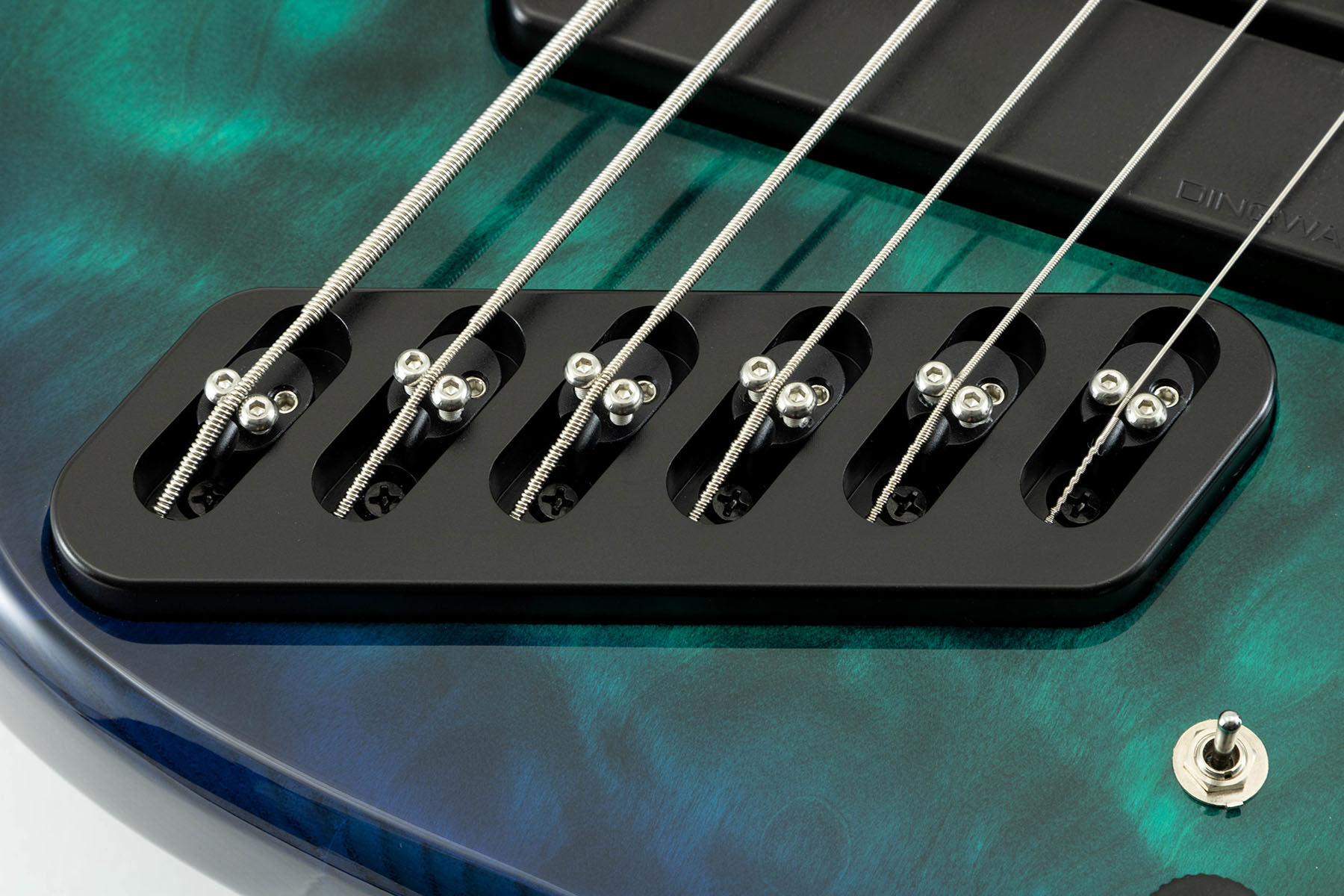 Dingwall Combustion Nashville Cn3 6c 3pu Active Pf - Whalepool Burst - Solid body electric bass - Variation 3