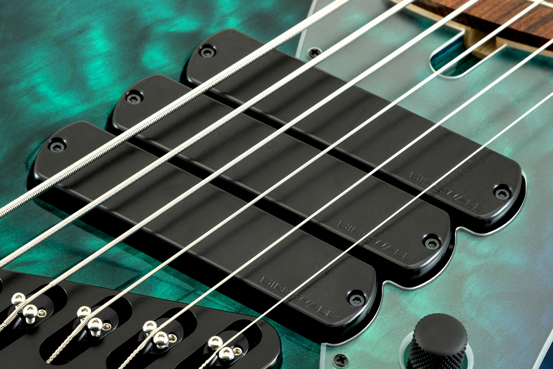 Dingwall Combustion Nashville Cn3 6c 3pu Active Pf - Whalepool Burst - Solid body electric bass - Variation 4