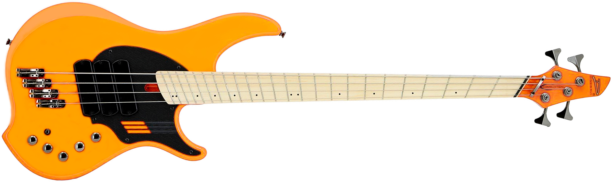 Dingwall Adam Nolly Getgood Ng3 4c Signature 3pu Active Mn - Matte Lambo Orange - Solid body electric bass - Main picture
